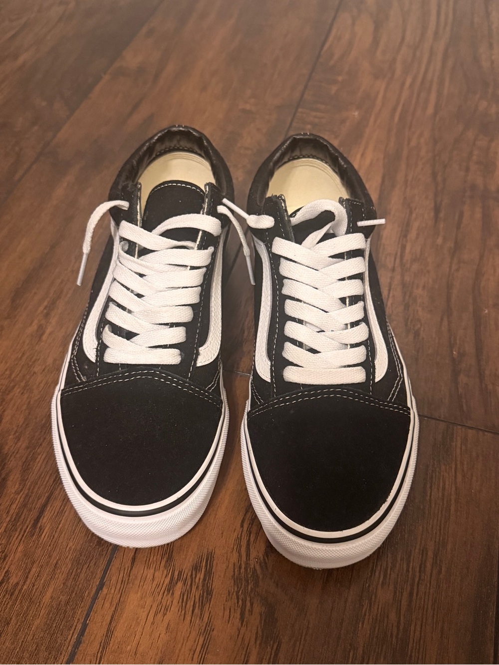 Vans Black and White Old Skool Women's Sneakers